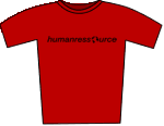 humanressource auf Shirt
