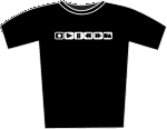 Play-Stop-Pause auf Shirt